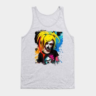 Zombie Teenage Girl Halloween Tank Top